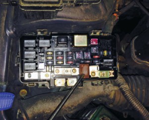 The ELD unit is easy to access in the underhood fuse box.
