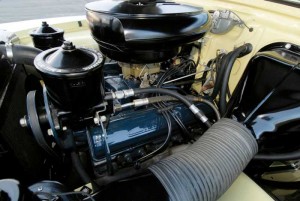 By 1953, Cadillac’s V8 engines were cranking out 210 hp.