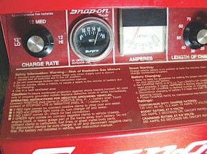 My home battery charger is more than 20 years old, but the charge rate on full boost is limited to 16.0 volts. The voltmeter is an aftermarket add-on I use to monitor charging voltage.