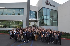 Engineering students attended a Career Day at the SEMA Garage in February.