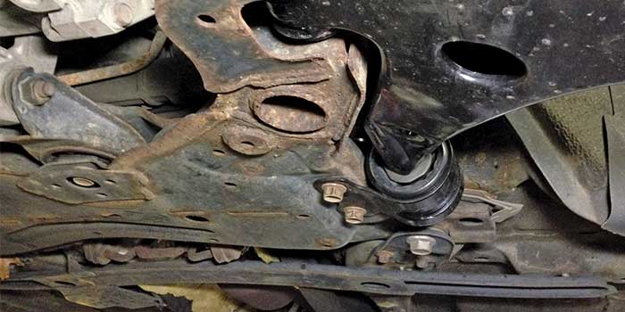 Before you price out a control arm replacement, be sure the bolt isn’t seized in the bushing.
