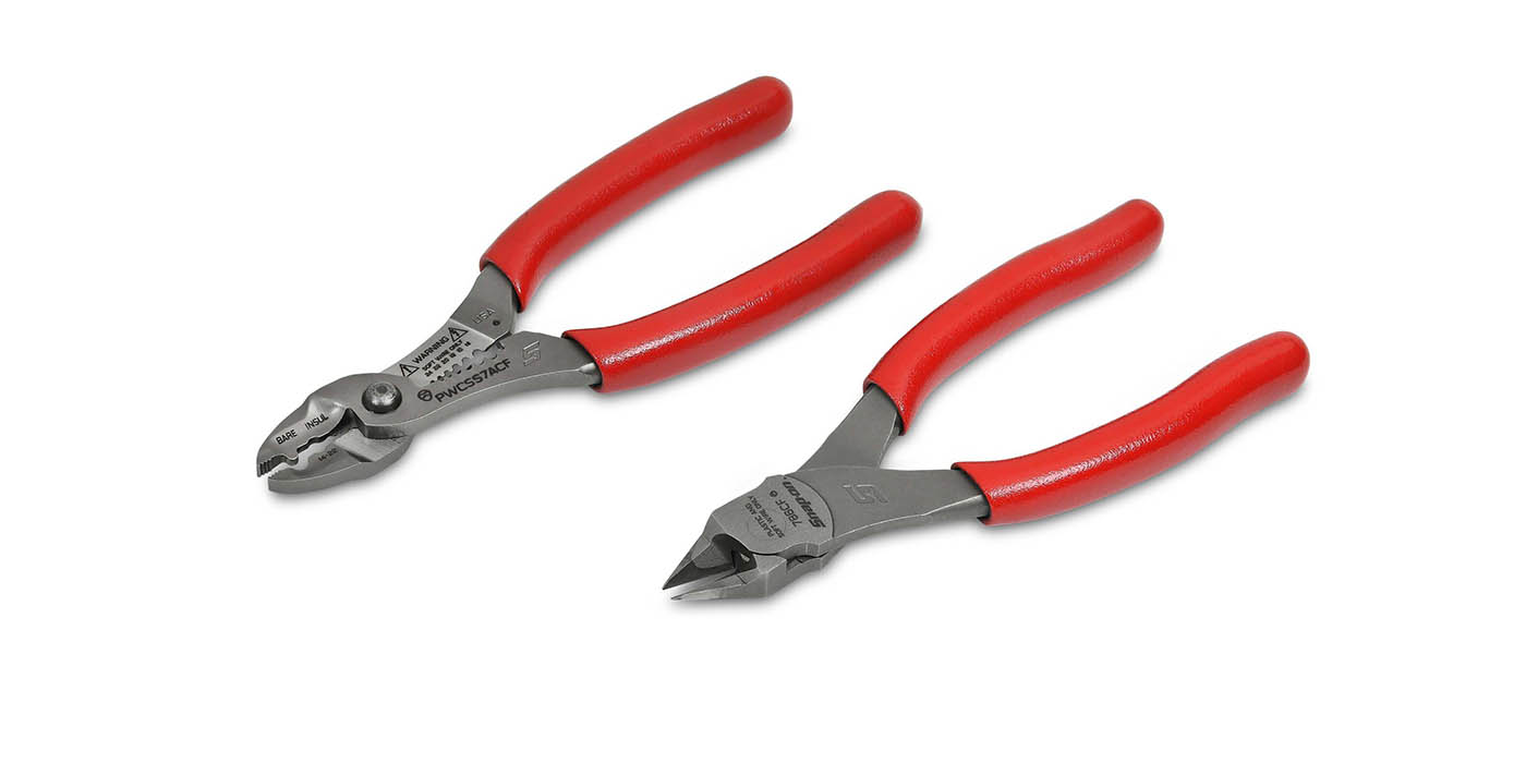12 Tex Aero Snap-on Pliers Wire Stripper Needle Nose Side Cut Rivet Aircraft 
