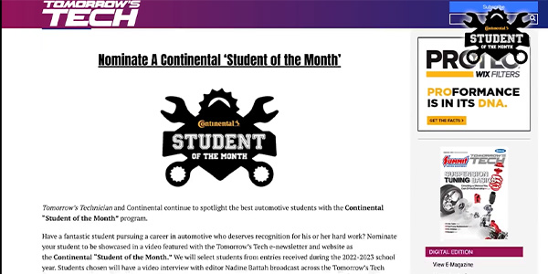 The Next Student of the Month Could Be In Your Classroom!